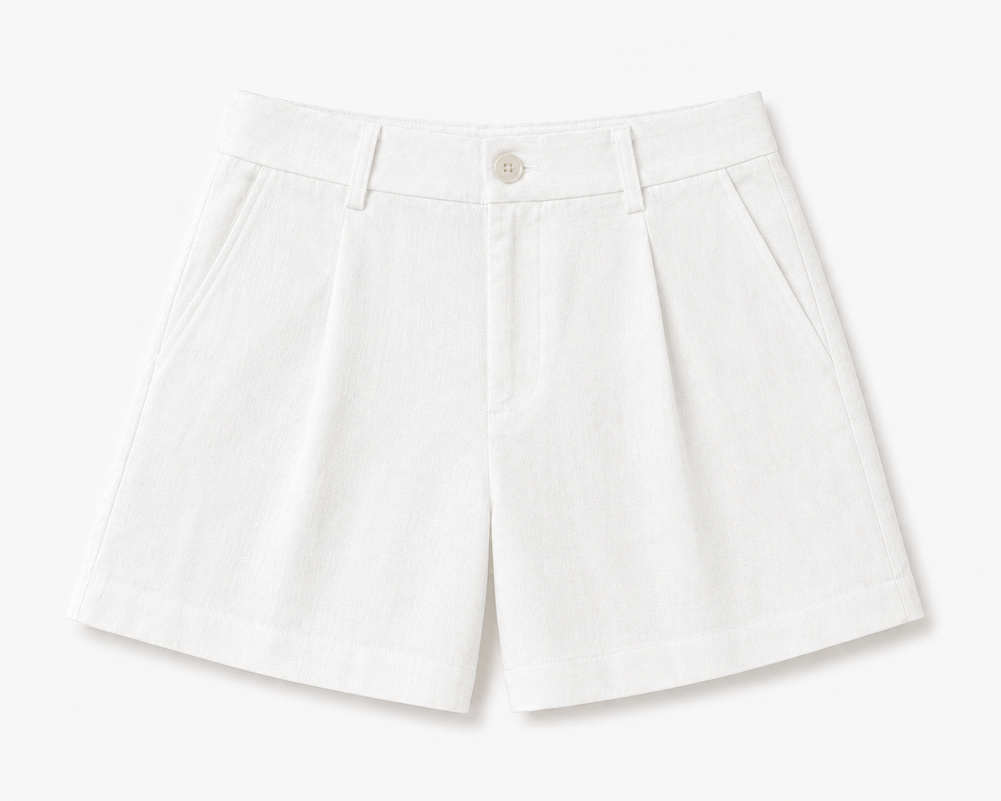 women shorts pure linen white loose fitted