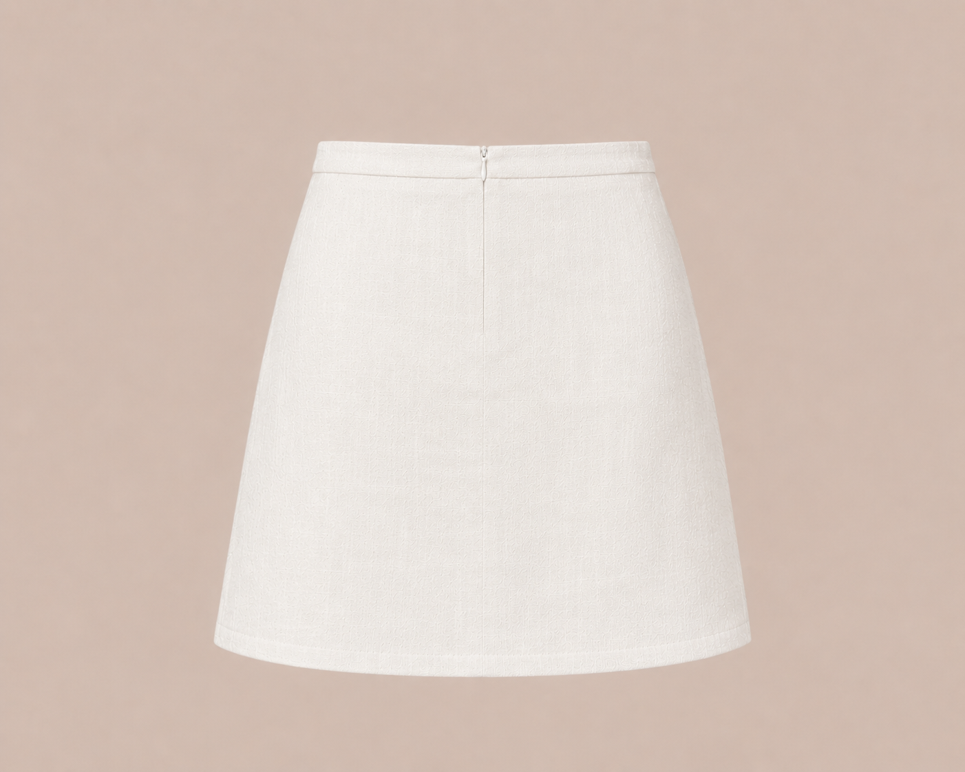 women white pure linen skirt