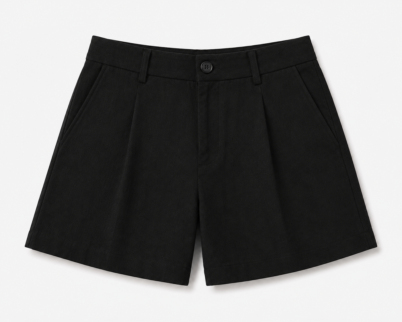 women shorts pure linen black loose fitted