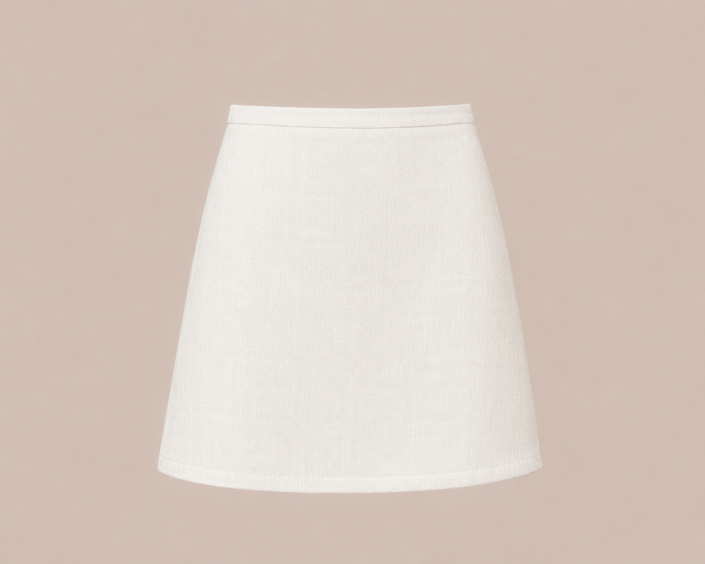 women white pure linen skirt